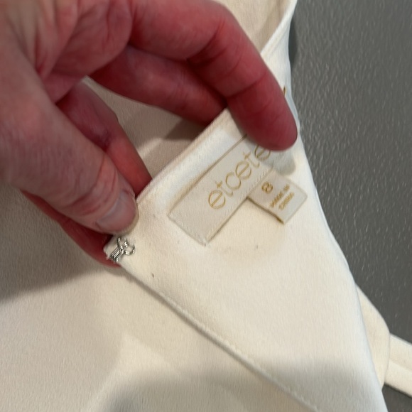 Etcetera Moolit dress dress light cream color size 8 - Picture 14 of 15